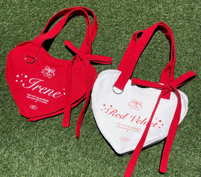 Red Velvet Cherry Ribbon Totebag